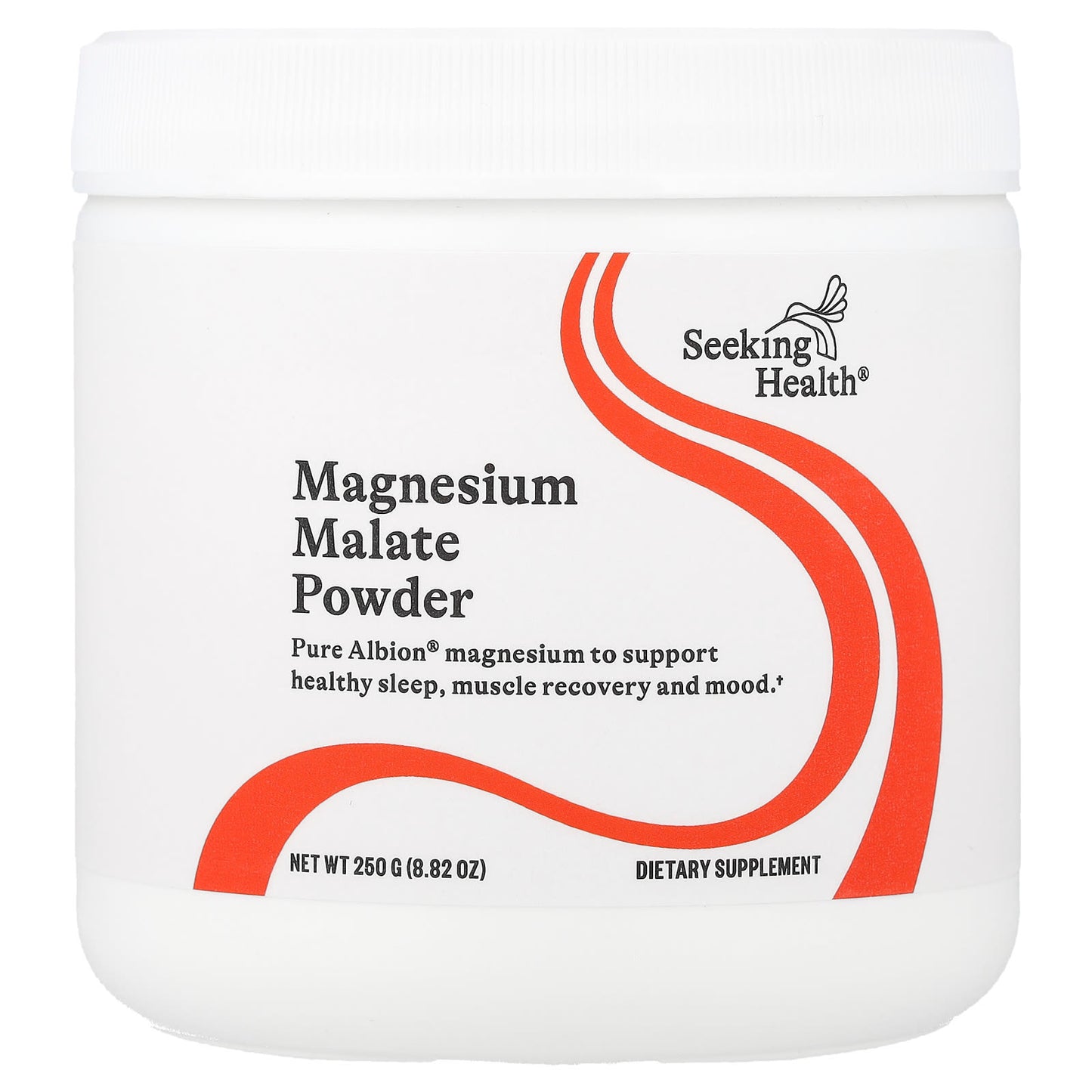 Seeking Health, Magnesium Malate Powder, 500 mg, 8.82 oz (250 g) UPC 810007520667 | HiLife Vitamins