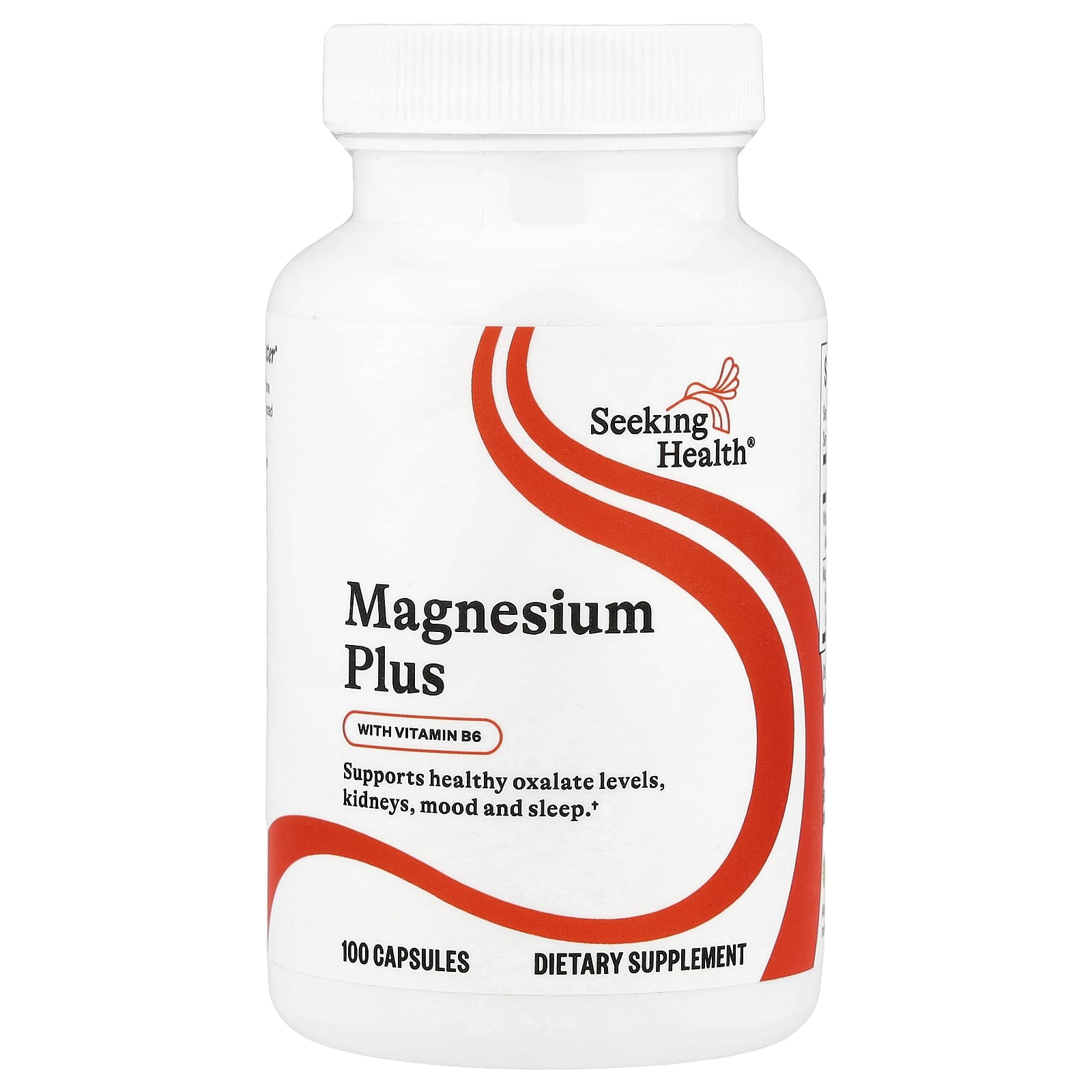 Seeking Health, Magnesium Plus with Vitamin B6, 100 Vegetarian Capsules UPC 810007520681 | HiLife Vitamins