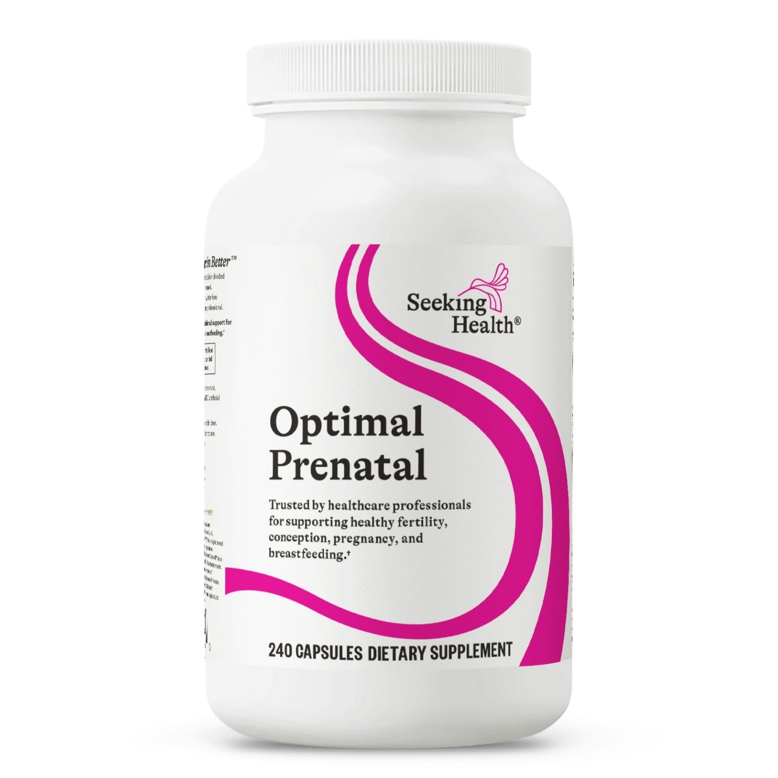 Seeking Health, Optimal Prenatal, 240 Vegetarian Capsules UPC 810007520810 | HiLife Vitamins