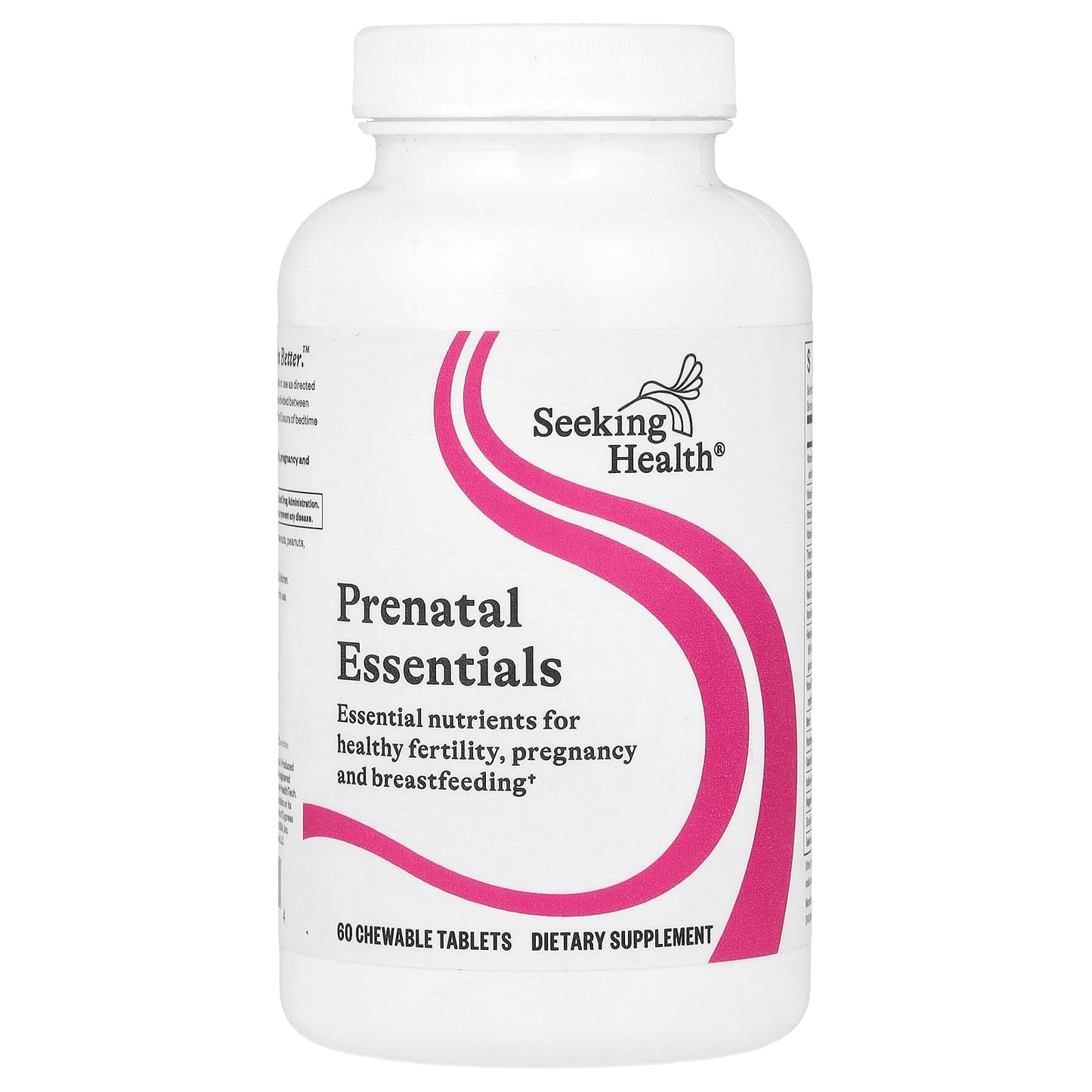 Seeking Health, Prenatal Essentials, 60 Chewable Tablets UPC 810007520834 | HiLife Vitamins