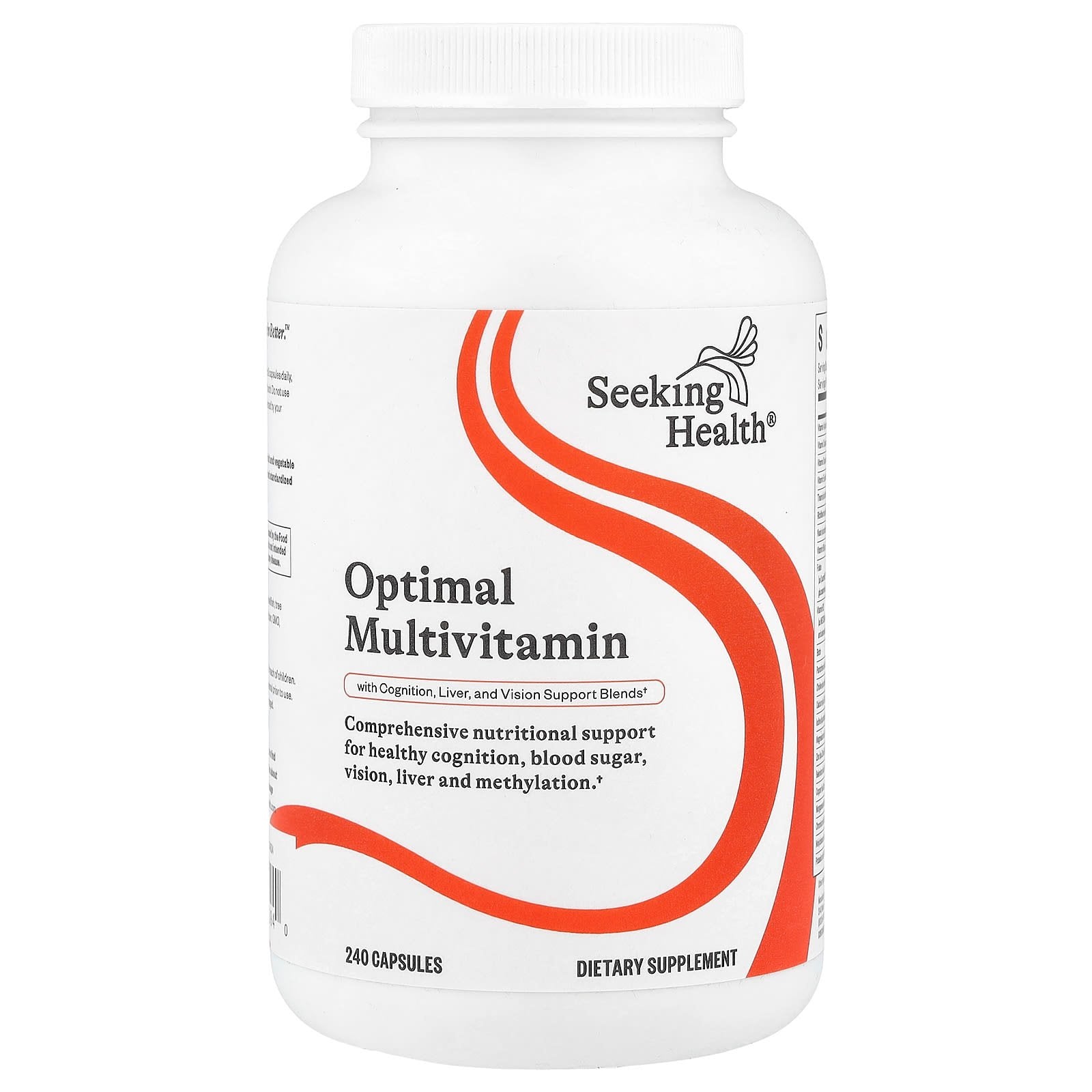 Seeking Health, Optimal Multivitamin, 240 Vegetarian Capsules UPC 810007520940 | HiLife Vitamins