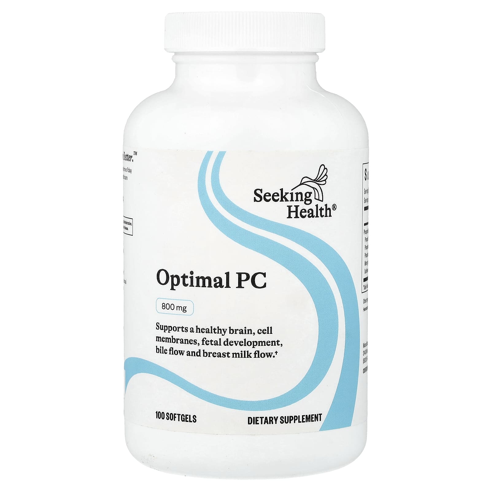 Seeking Health, Optimal PC, 100 Softgels UPC 810007521107 | HiLife Vitamins