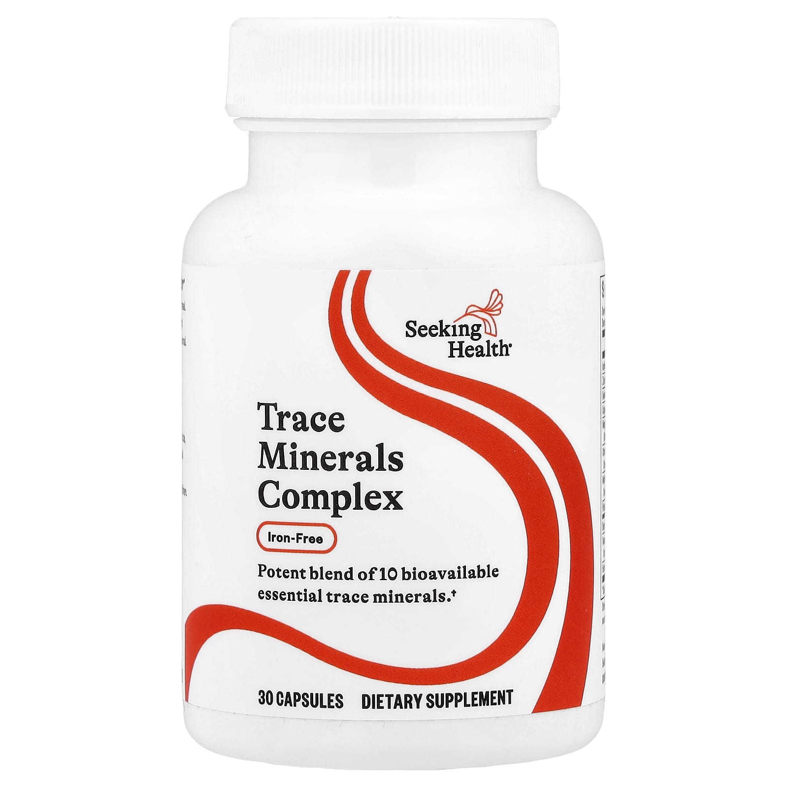 Seeking Health, Trace Minerals Complex, Iron-Free, 30 Capsules UPC 810007521268 | HiLife Vitamins