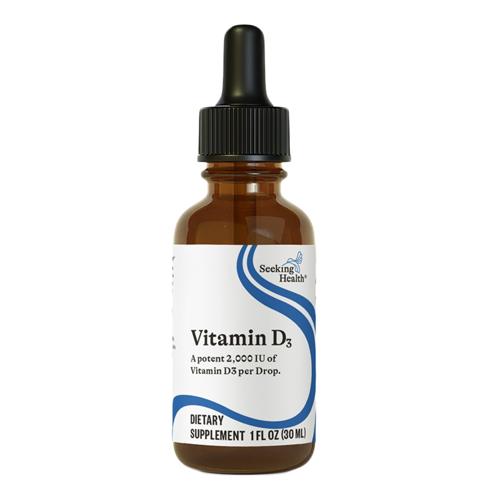 Seeking Health, Vitamin D3 Drops, 50 mcg (2,000 IU), 1 fl oz (30 ml) UPC 810007521336 | HiLife Vitamins