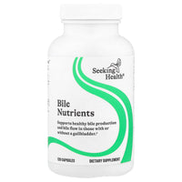 Seeking Health, Bile Nutrients, 120 Capsules UPC 810007521510 | HiLife Vitamins