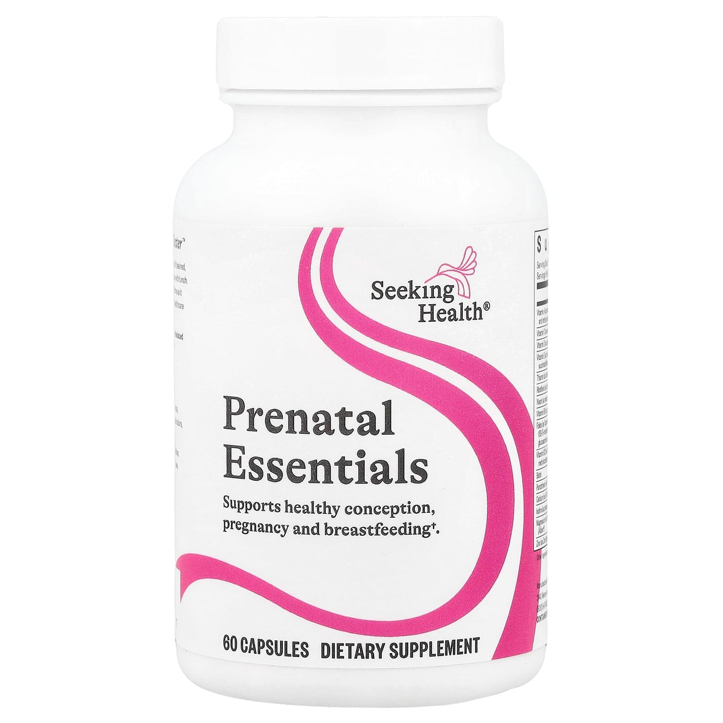 Seeking Health, Prenatal Essentials, 60 Capsules UPC 810007521527 | HiLife Vitamins