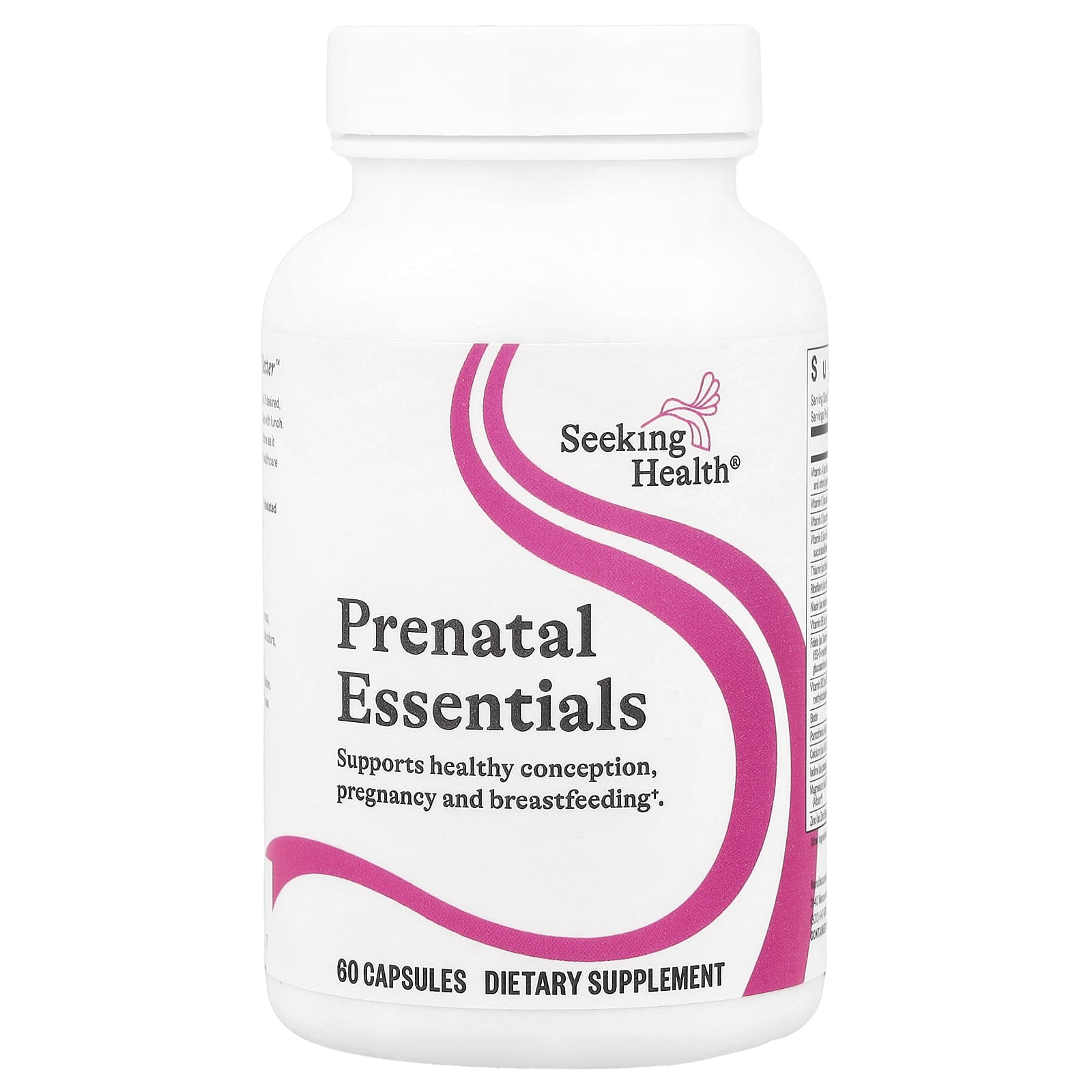 Seeking Health, Prenatal Essentials, 60 Capsules UPC 810007521527 | HiLife Vitamins