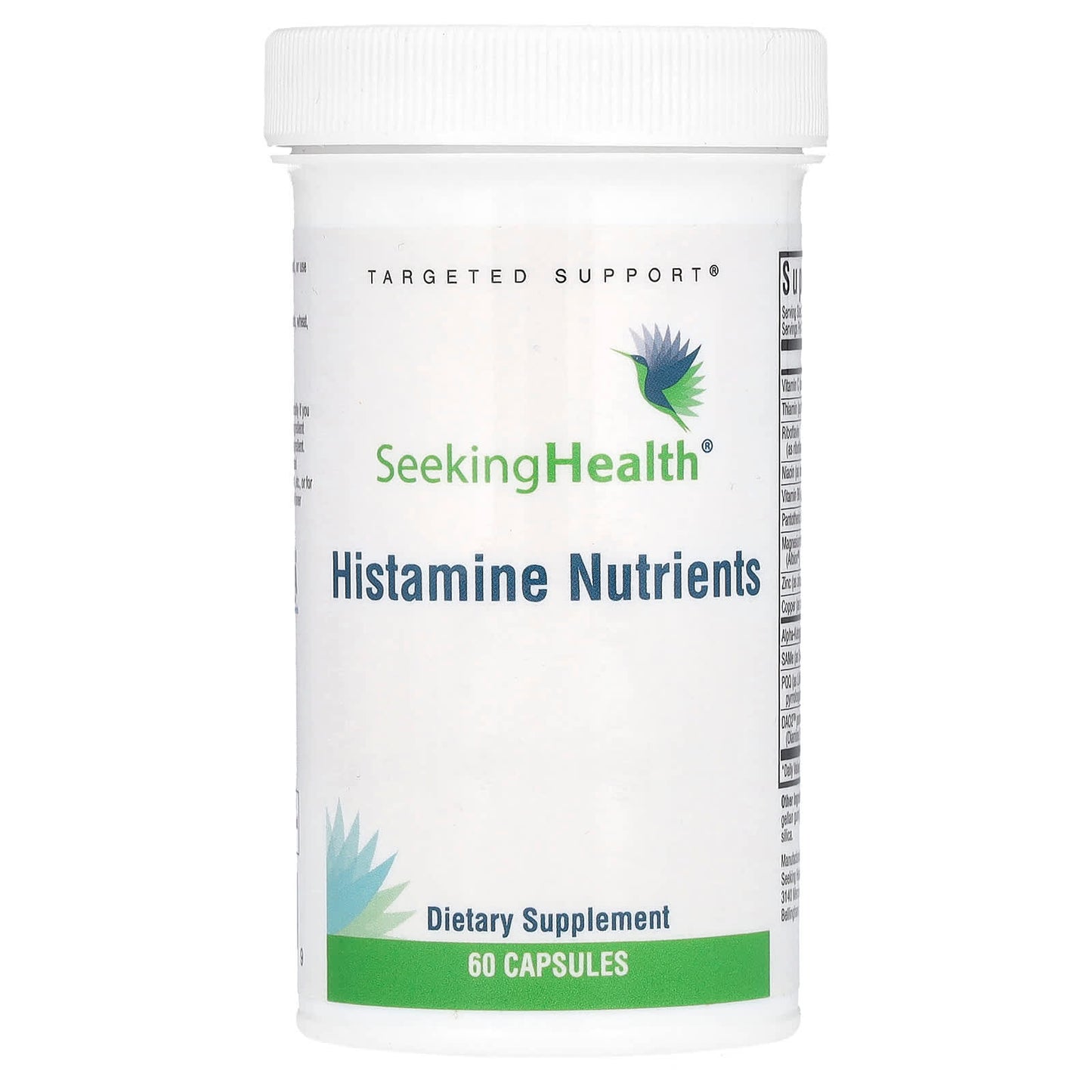 Seeking Health, Histamine Nutrients, (Formerly Histamine Block Plus), 60 Capsules UPC 810007521589 | HiLife Vitamins