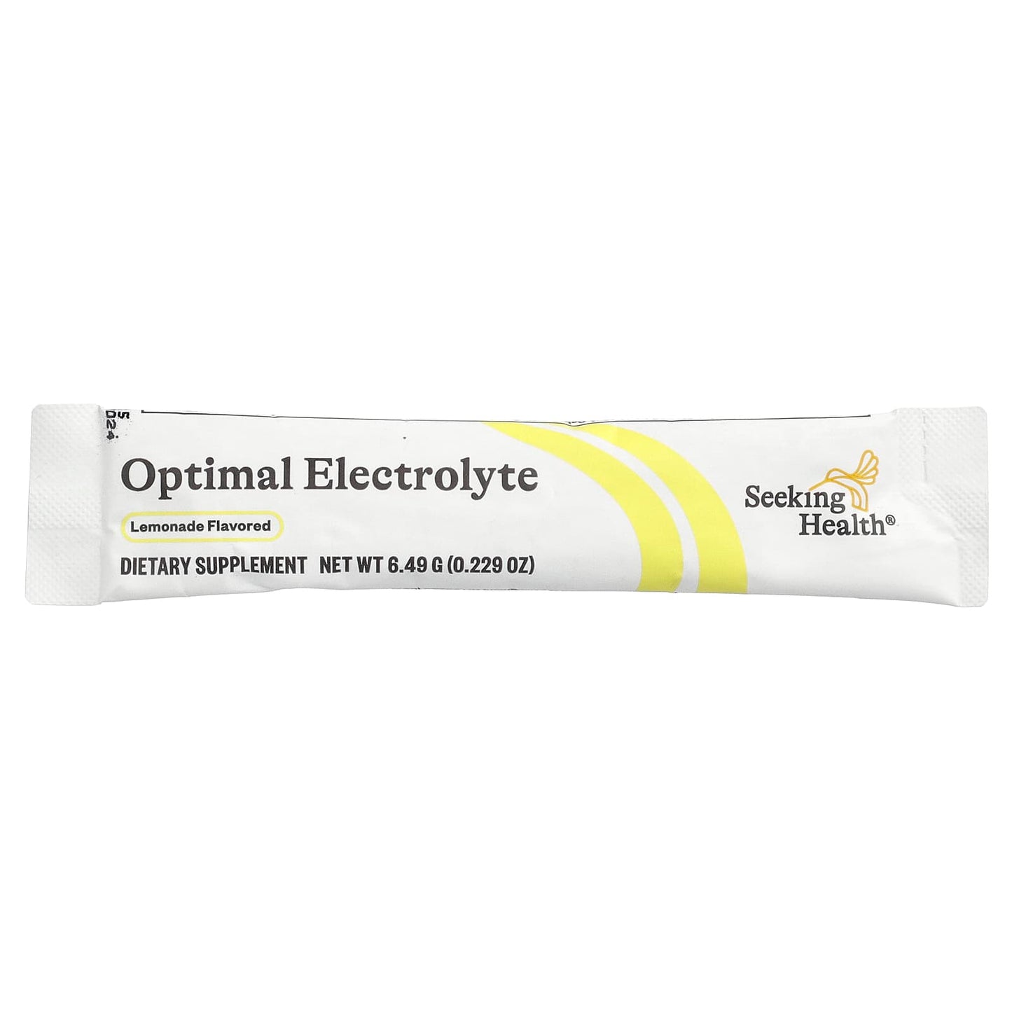Seeking Health, Optimal Electrolyte, Lemonade, 30 Sticks, 0.229 oz (6.49 g) Each UPC 810007521619 | HiLife Vitamins