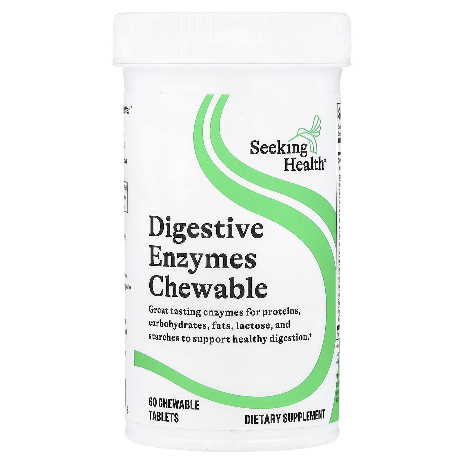 Seeking Health, Digestive Enzymes Chewable, 60 Chewable Tablets UPC 810007521848 | Hilife Vitamins