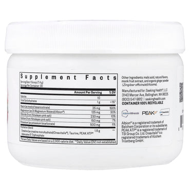 Seeking Health, Optimal Electrolyte, Strawberry Watermelon, 7.83 oz (222 g) UPC 810007529257 | Hilife Vitamins