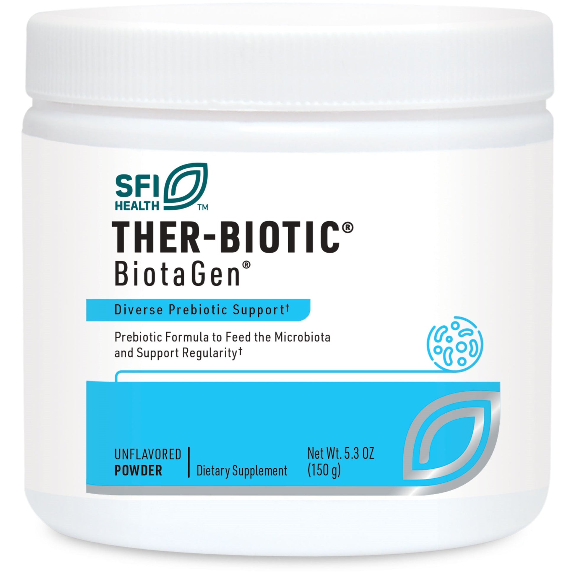 SFI Health, Ther-Biotic® Biotagen® Powder, 5.3 oz (150 g) UPC 709616012215 | Hilife Vitamins