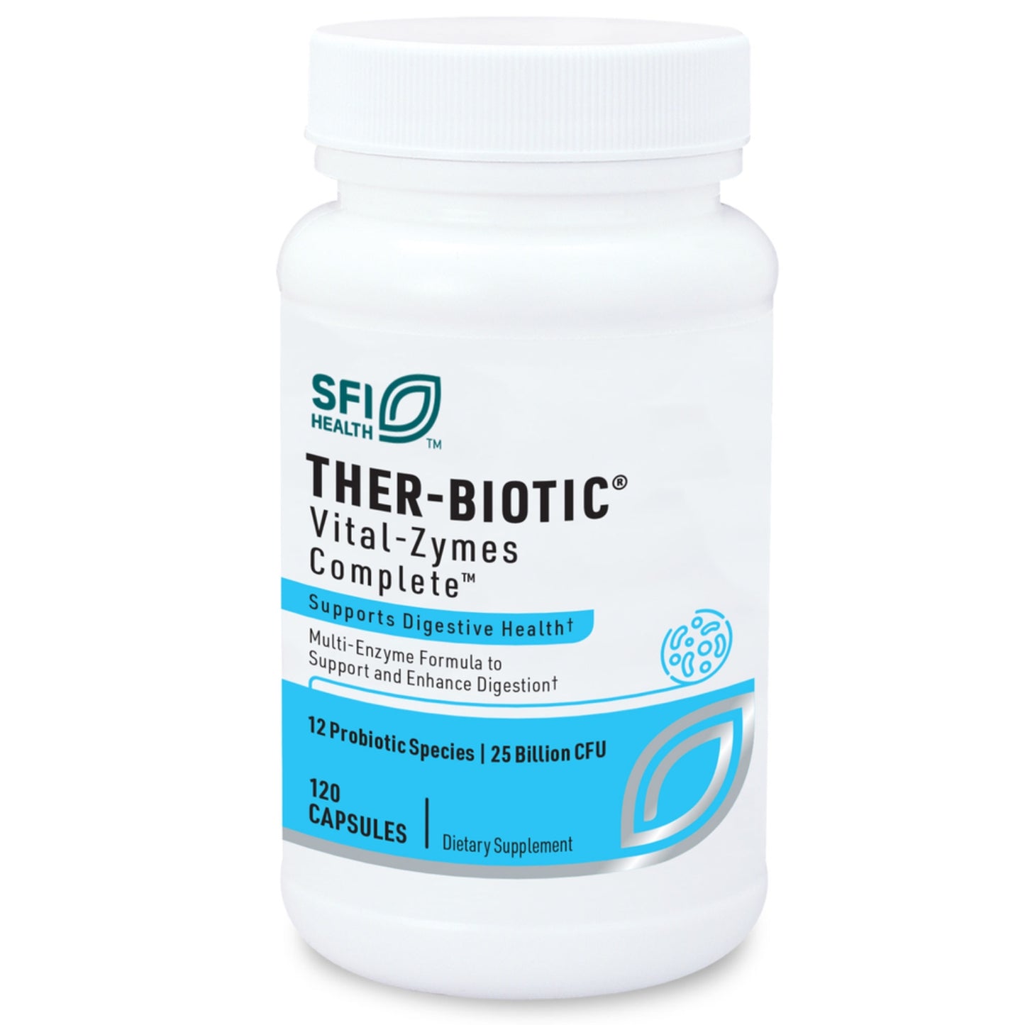 SFI Health, Ther-Biotic® Vital-Zymes™ (Complete), 120 Capsules UPC 709616310007 | Hilife Vitamins