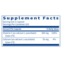 SFI Health, Ester-C®, 100 Capsules UPC 828054002128 | Hilife Vitamins
