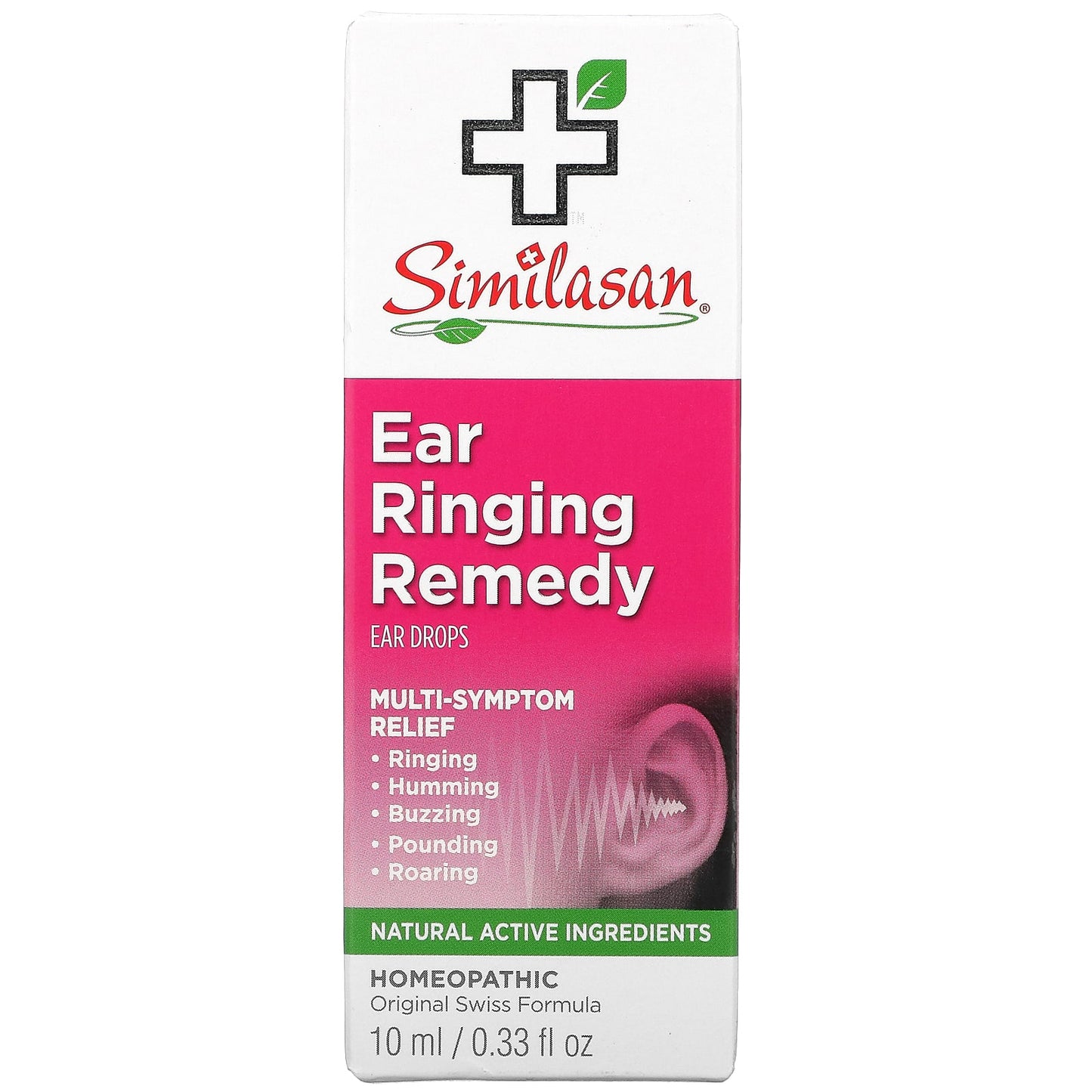 Similasan, Ear Ringing Remedy, Ear Drops, 0.33 fl oz (10 ml) UPC 094841255194 | Hilife Vitamins