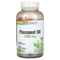 Solaray, Flaxseed Oil, 1,000 mg, 240 Softgels UPC 076280008074 | HiLife Vitamins