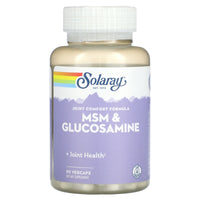 Solaray, MSM & Glucosamine, 90 VegCaps UPC 076280008524 | HiLife Vitamins