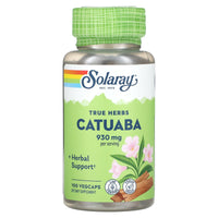 Solaray, True Herbs, Catuaba, 465 mg, 100 VegCaps UPC 076280011272 | HiLife Vitamins