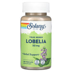 Solaray, True Herbs Lobelia, 50 mg, 100 VegCaps UPC 076280013757 | HiLife Vitamins