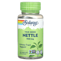 Solaray, True Herbs Nettle, 900 mg, 100 VegCaps UPC 076280014105 | HiLife Vitamins