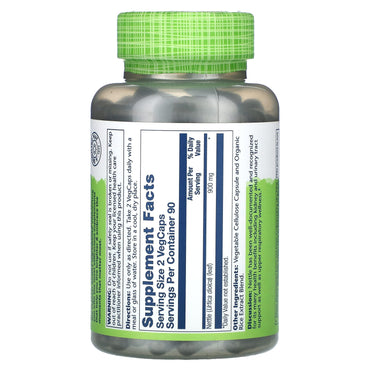 Solaray, True Herbs, Nettle, 450 mg, 180 VegCaps UPC 076280014129 | HiLife Vitamins