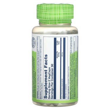 Solaray, True Herbs, Parsley Leaf, 860 mg, 100 VegCaps UPC 076280014204 | HiLife Vitamins