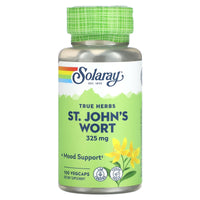 Solaray, True Herbs St. John’s Wort, 325 mg, 100 VegCaps UPC 076280015539 | HiLife Vitamins