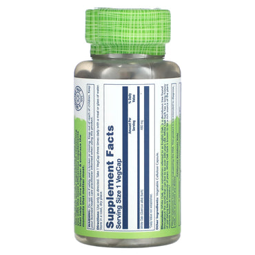 Solaray, True Herbs, White Oak, 480 mg, 100 VegCaps UPC 076280016505 | HiLife Vitamins