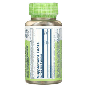 Solaray, White Willow Bark 400 mg, 100 VegCaps UPC 076280016604 | HiLife Vitamins