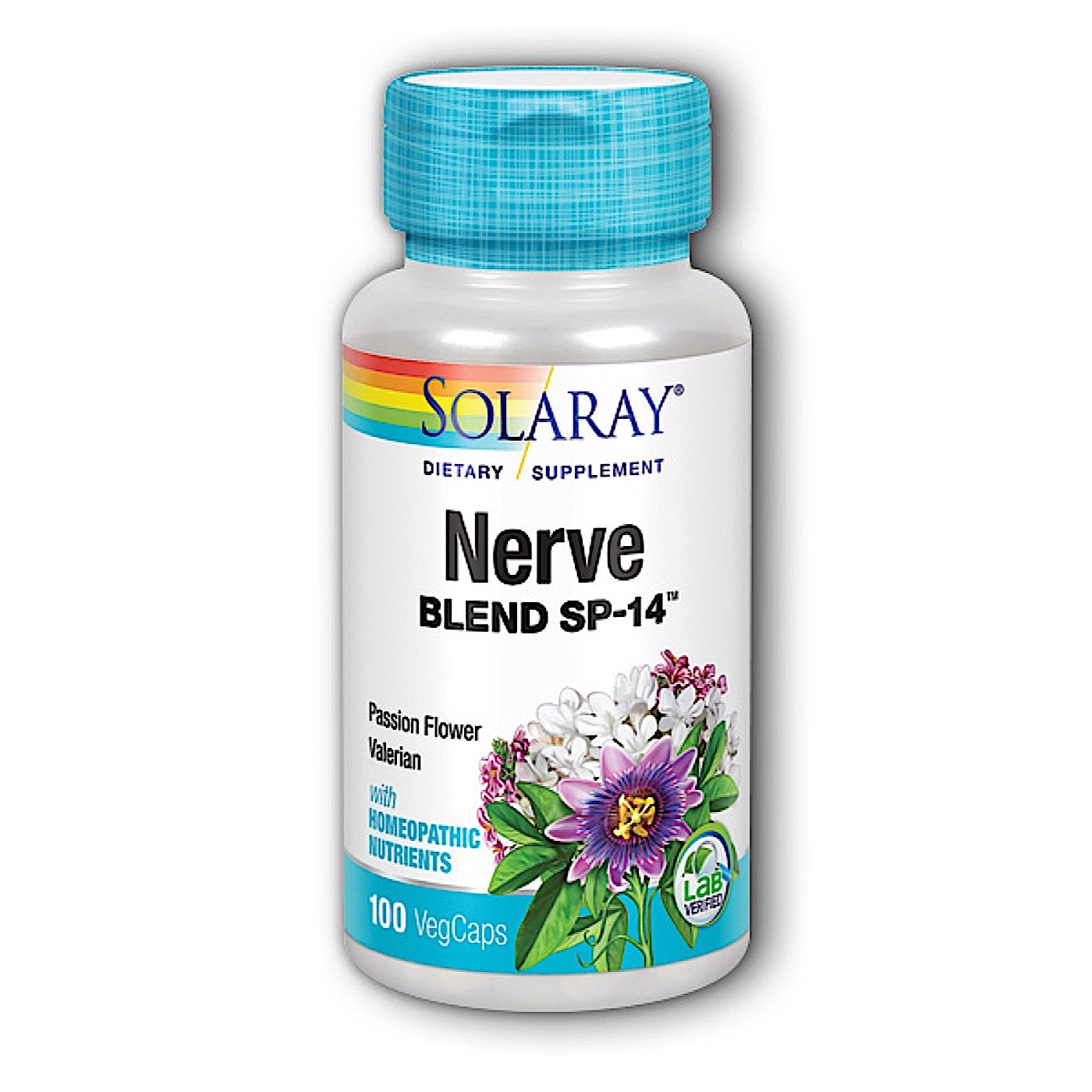 Solaray, Nerve Blend Sp-14, 100 VegCaps UPC 076280021400 | HiLife Vitamins