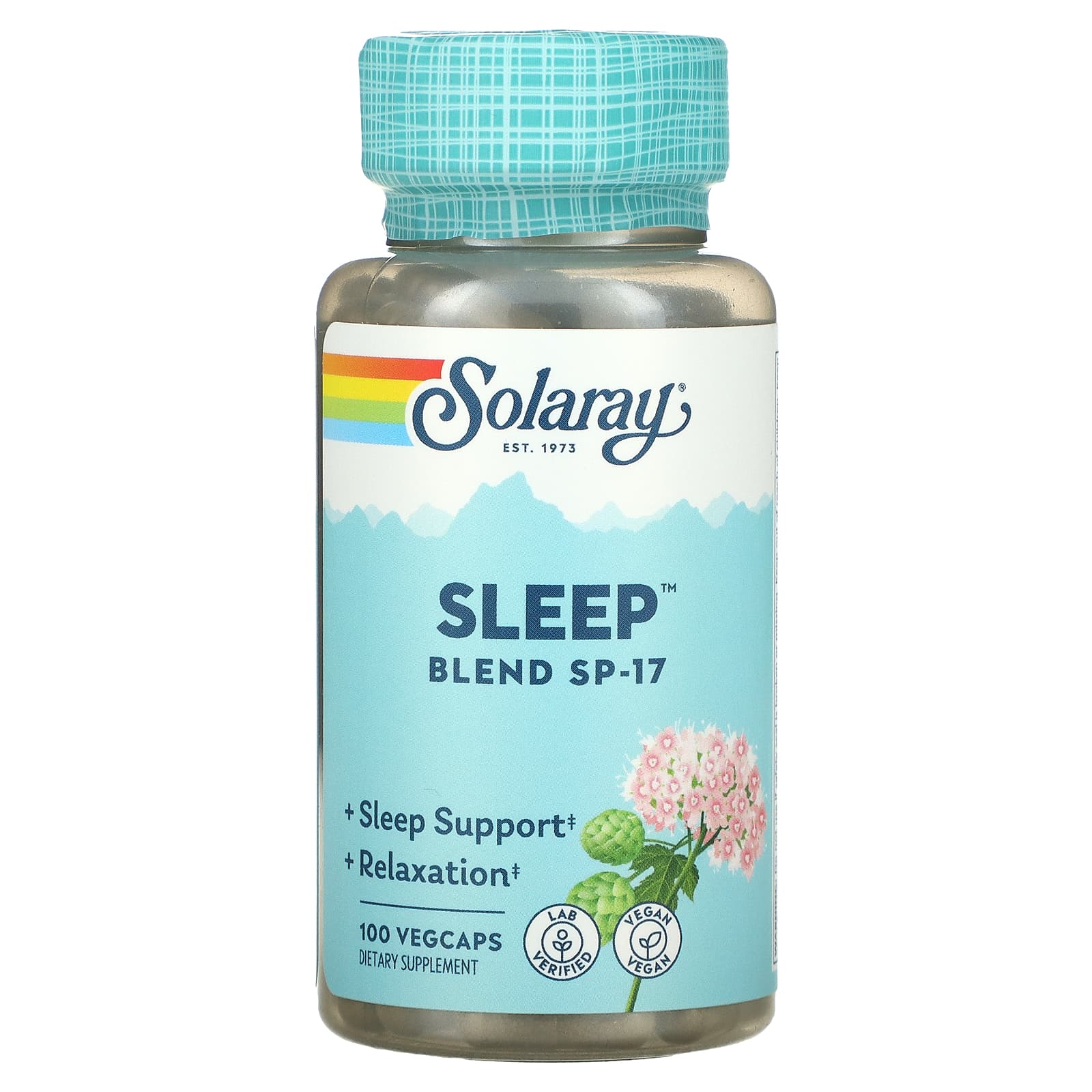 Solaray, Sleep Blend Sp-17, 100 VegCaps UPC 076280021707 | HiLife Vitamins
