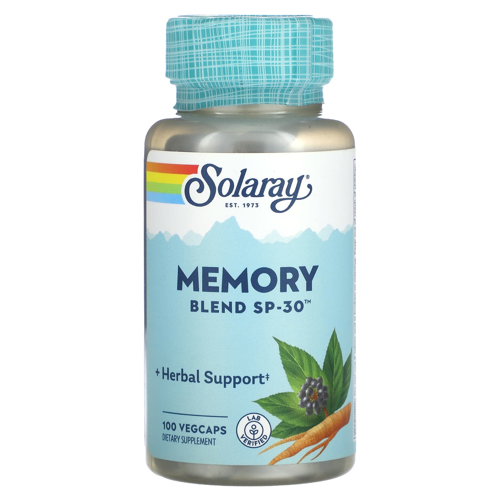Solaray, Memory Blend SP-30, 100 VegCaps UPC 076280023008 | HiLife Vitamins