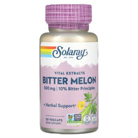 Solaray, Bitter Melon Extract 500 mg, 30 VegCaps - 076280031553 | Hilife Vitamins