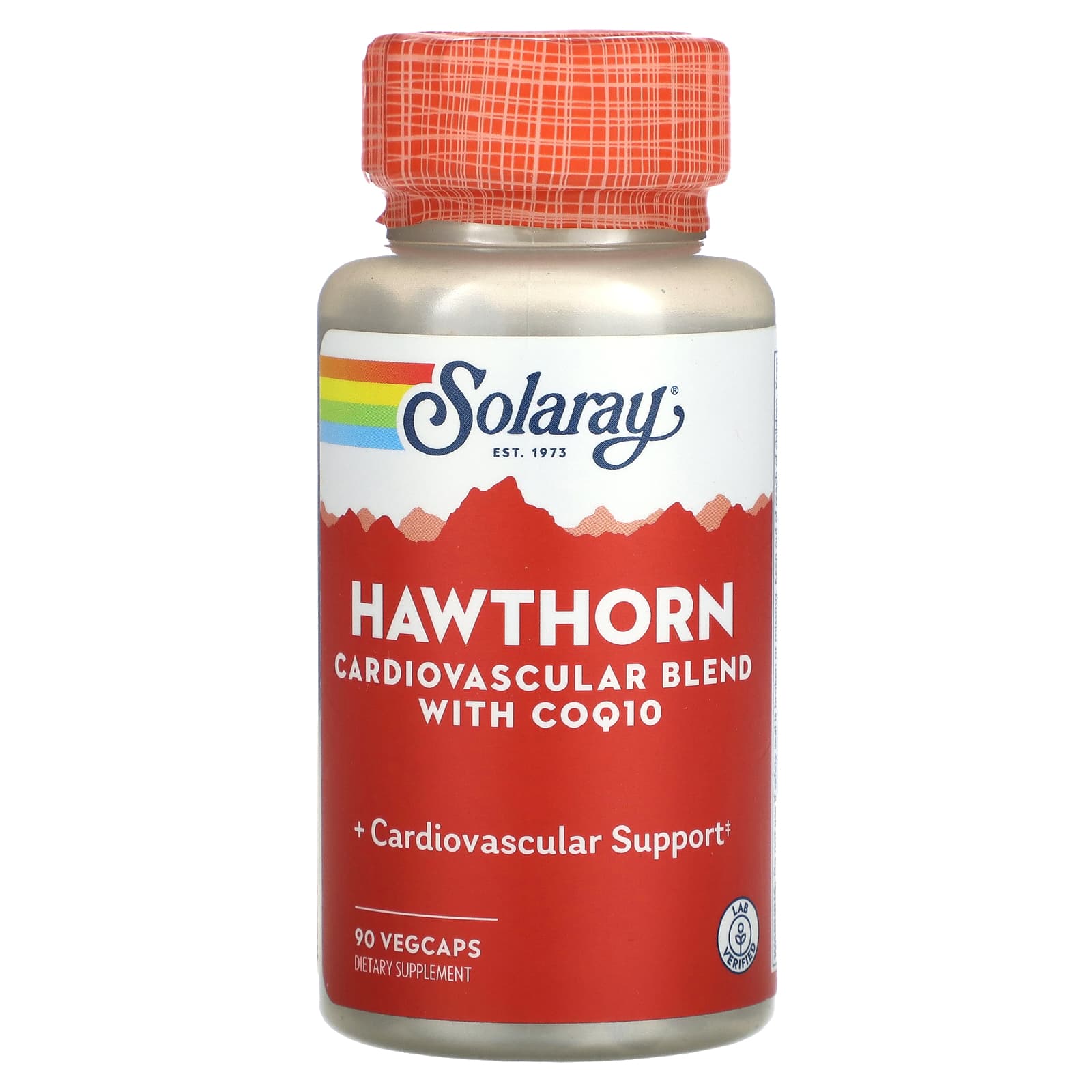 Solaray, Hawthorn Cardiovascular Blend with COQ10, 90 VegCaps UPC 076280036657 | HiLife Vitamins
