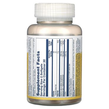 Solaray, Bio E & Selenium with Lecithin, 268 mg, 60 Softgels UPC 076280041682 | HiLife Vitamins