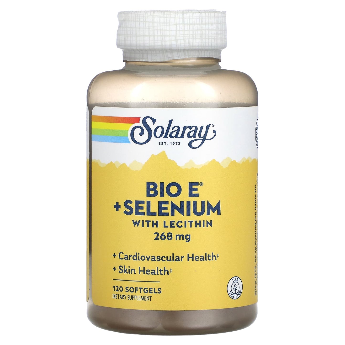Solaray, E Bio w/Selenium 400 iu, 120 Softgels UPC 076280041699 | HiLife Vitamins
