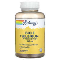 Solaray, E Bio w/Selenium 400 iu, 120 Softgels UPC 076280041699 | HiLife Vitamins
