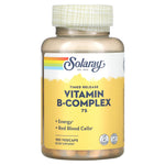 Solaray, B-Complex 75, Timed-Release, 100 VegCaps UPC 076280042917 | HiLife Vitamins