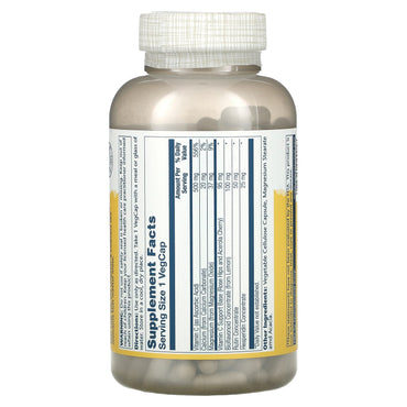Solaray, C Bio-Plex Buffered 500 mg, 250 VegCaps UPC 076280044218 | HiLife Vitamins