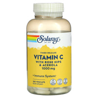 Solaray, Time Release Vitamin C 1000 mg, 250 VegCaps UPC 076280044515 | HiLife Vitamins