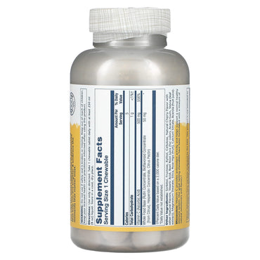 Solaray, C Cherry 500mg, 100 Chewables UPC 076280044904 | HiLife Vitamins