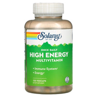 Solaray, Once Daily, High Energy, Multi-Vita-Min, 120 VegCaps - 076280047318 | Hilife Vitamins