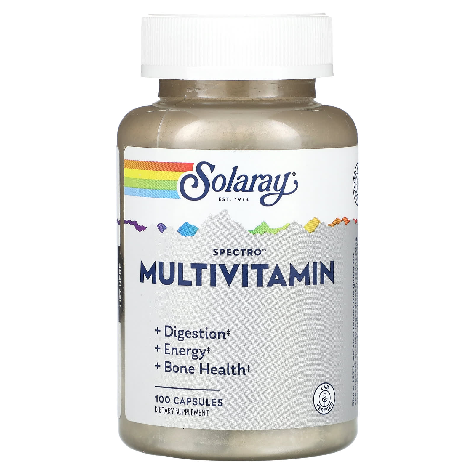 Solaray, Spectro, Multivitamin, 100 Capsules UPC 076280047813 | HiLife Vitamins