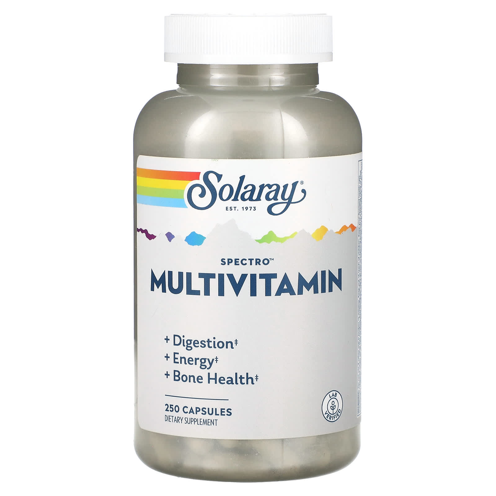 Solaray, Spectro Multivitamin, 250 Capsules UPC 076280047820 | HiLife Vitamins