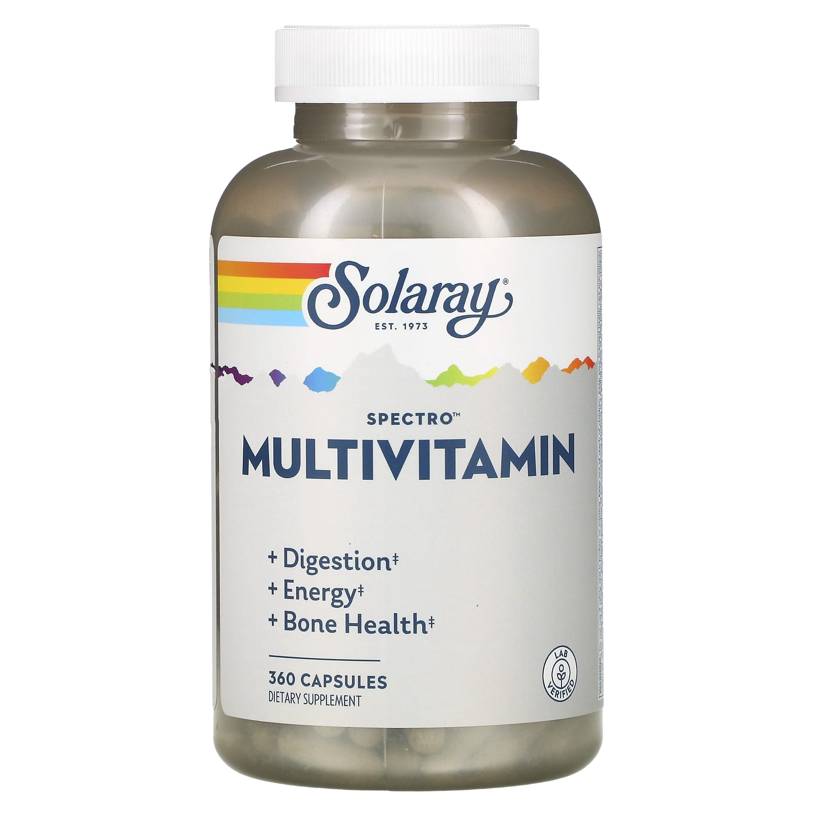 Solaray, Spectro, 360 Capsules UPC 076280047837 | HiLife Vitamins