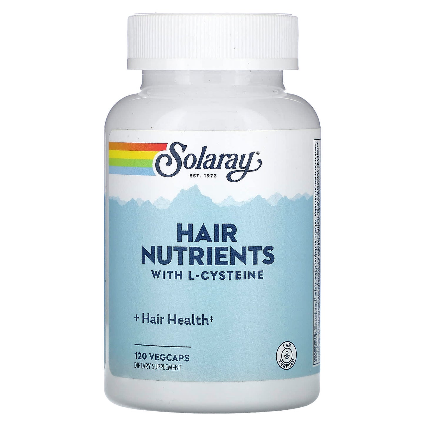 Solaray, Hair Nutrients With L-Cysteine, 120 VegCaps UPC 076280047912 | HiLife Vitamins