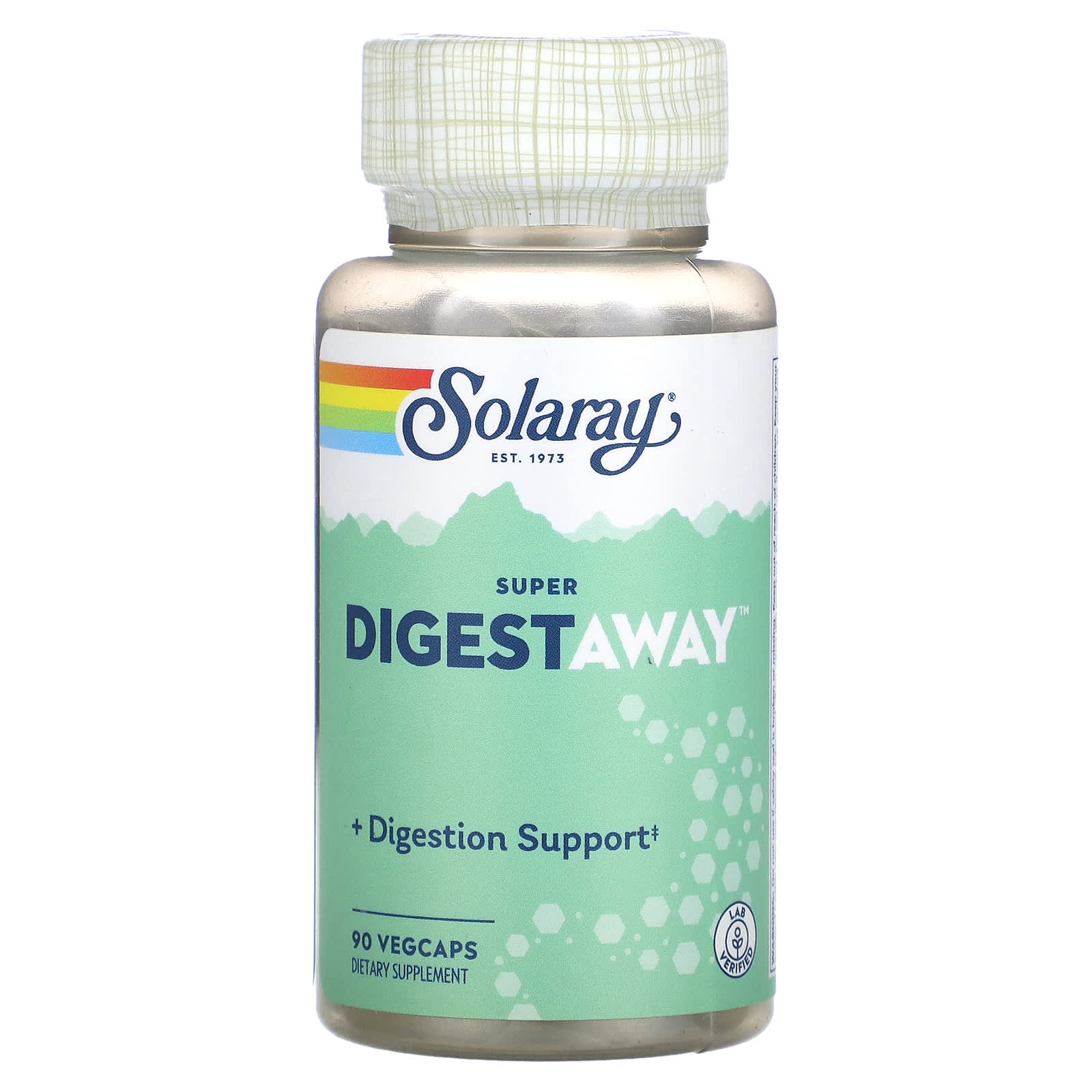Solaray, Super Digestaway, Digestive Enzyme Blend, 90 VegCaps UPC 076280048018 | HiLife Vitamins