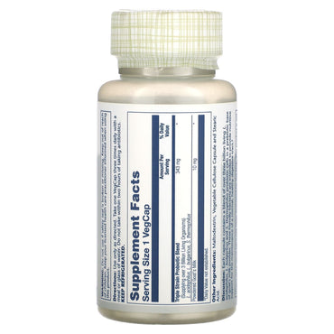 Solaray, Freeze Dried Acidophilus & Prebiotic Goat’s Milk, 3 Billion, 50 VegCaps UPC 076280048209 | HiLife Vitamins