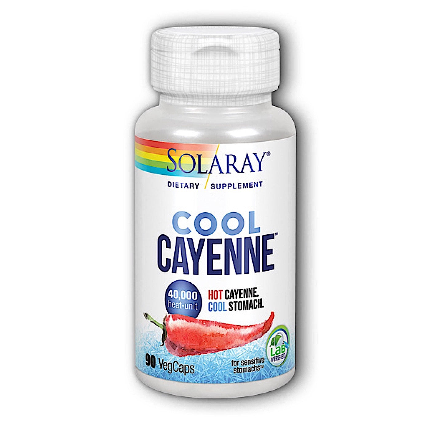 Solaray, Cayenne Cool 600 mg, 90 VegCaps UPC 076280081008 | HiLife Vitamins