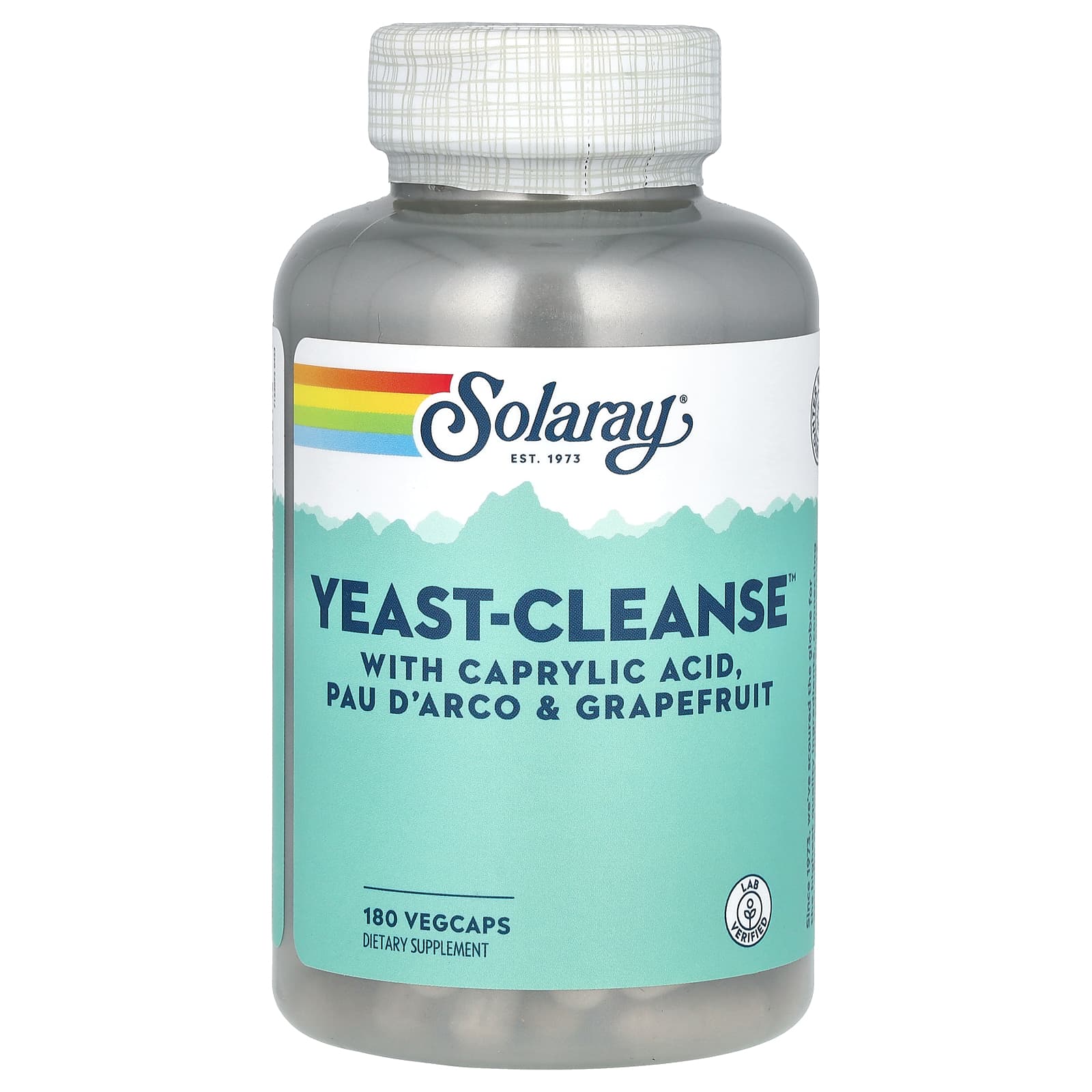 Solaray, Yeast-Cleanse, 180 VegCaps UPC 076280081381 | HiLife Vitamins